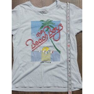 The Beach Boys 1985 Tour Graphic T‎ Shirt Light Blue Cotton Size M